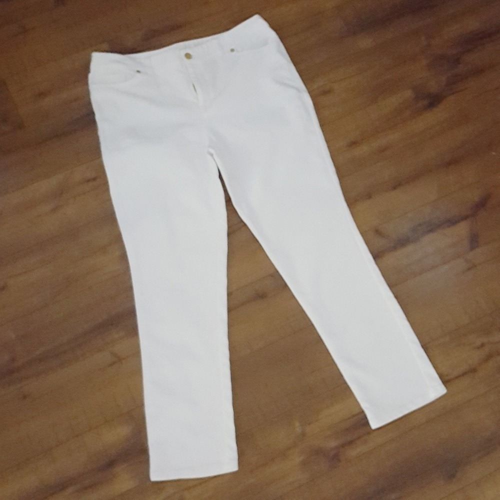 Vintage‎ Anne Klein White High Waist Jeans - Picture 3 of 7